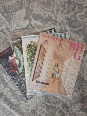 Better Homes & Gardens 2025 2026 Magazine Lot of 4 New In Plastic Sealed Set